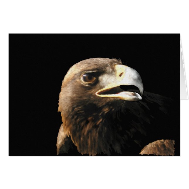 Golden Eagle Portrait (Front Horizontal)
