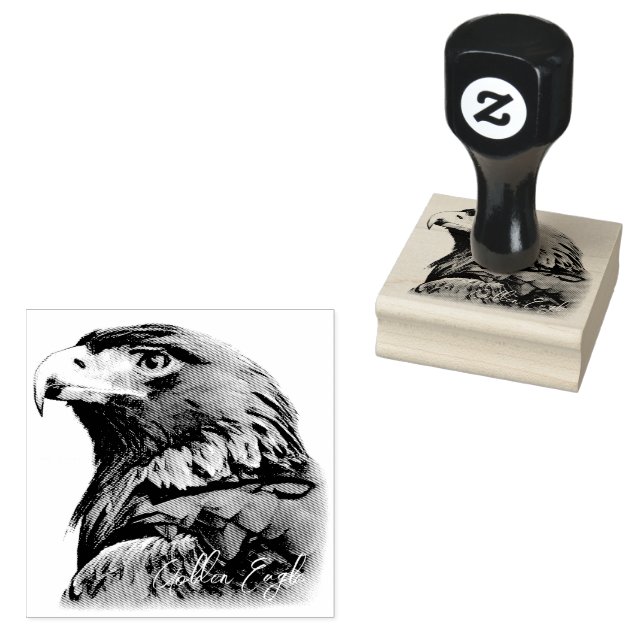 Golden Eagle rubber stamp (Stamped)
