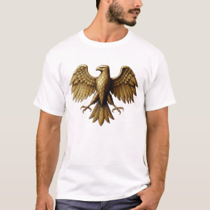 Golden Eagle T-Shirt Design   Majestic Bird Graph