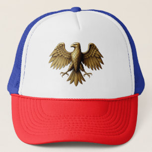 Golden Eagle T-Shirt Design   Majestic Bird Graph Trucker Hat