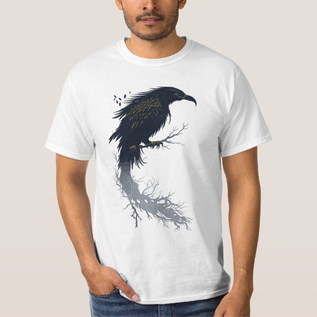 Golden Eagle T-shirt, Eagle shirt , Flying Bird (Front)
