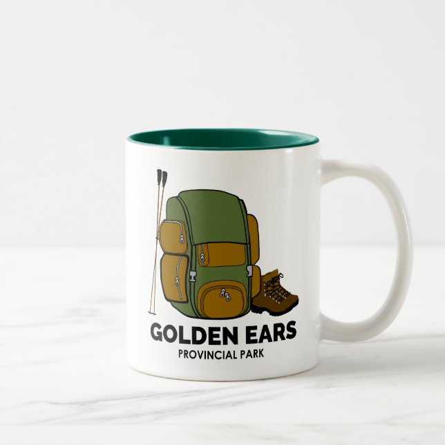 Golden Ears Provincial Park Backpack Two-Tone Coffee Mug (Right)