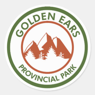 Golden Ears Provincial Park British Columbia Classic Round Sticker