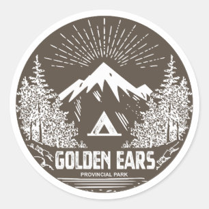 Golden Ears Provincial Park British Columbia Classic Round Sticker