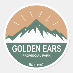 Golden Ears Provincial Park British Columbia Classic Round Sticker