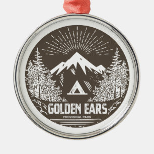 Golden Ears Provincial Park British Columbia Metal Tree Decoration