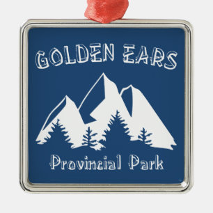 Golden Ears Provincial Park British Columbia Metal Tree Decoration