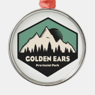 Golden Ears Provincial Park British Columbia Metal Tree Decoration
