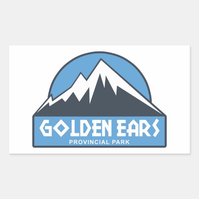 Golden Ears Provincial Park British Columbia Rectangular Sticker (Front)