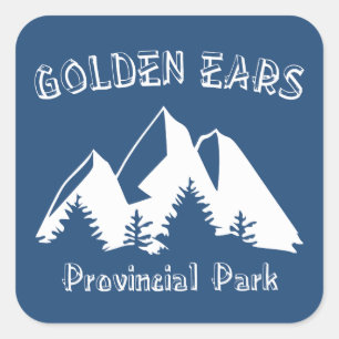 Golden Ears Provincial Park British Columbia Square Sticker