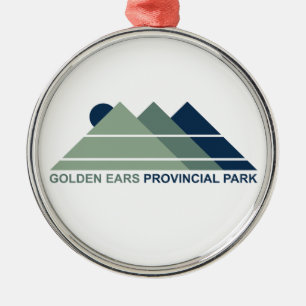 Golden Ears Provincial Park Mountain Sun Metal Tree Decoration