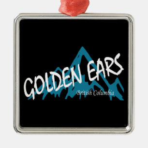 Golden Ears Provincial Park Mountains Metal Tree Decoration
