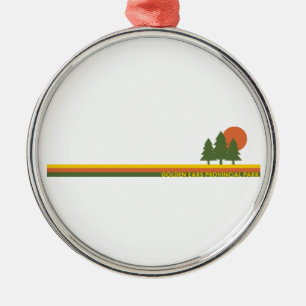 Golden Ears Provincial Park Pine Trees Sun Metal Tree Decoration
