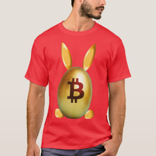 Golden Easter Egg Bunny Ears Footprint Funny Crypt T-Shirt