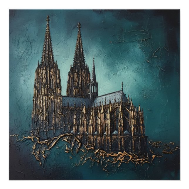 Golden Echo of the Cathedral Poster (Front)