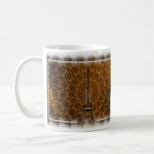 Golden Eiffel Tower Coffee Mug