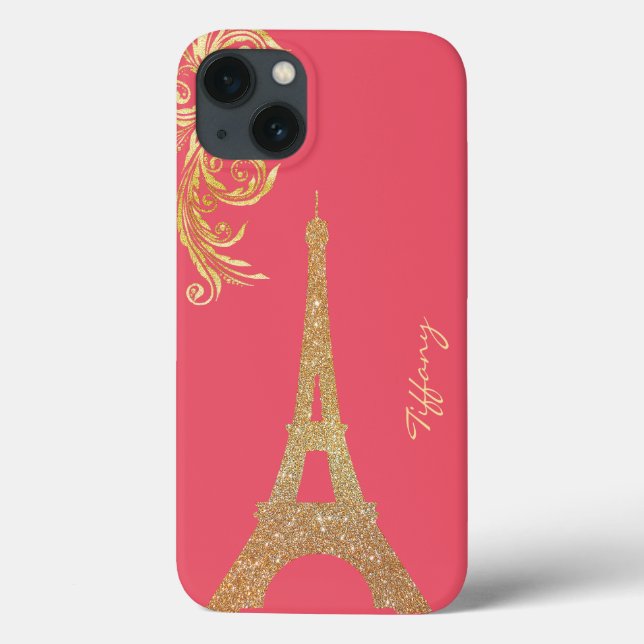 Golden Eiffel Tower Custom Samsung Note 4 Case (Back)