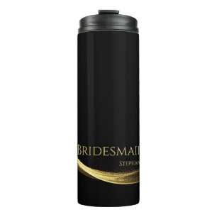 Golden Elegance-Bride- Thermal Tumbler