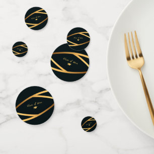 Golden Elegance Class Of Graduation Confetti