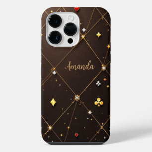 Golden Elegance iPhone 14 Pro Max Case