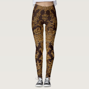 Golden elegance leggings