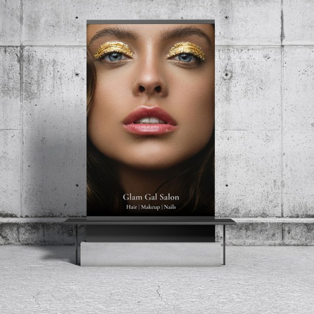 Golden Elegance Salon Poster (Creator Uploaded)