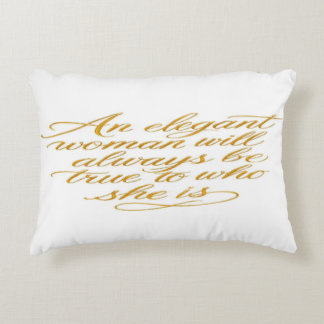 Golden Elegance Throw Pillow