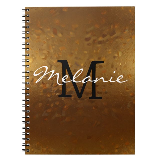 Golden Elegant Notebook (Front)