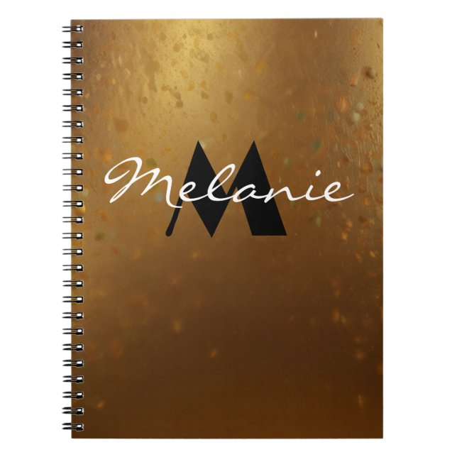 Golden Elegant Notebook (Front)