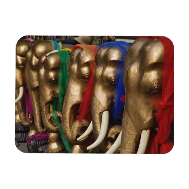 Golden Elephants Magnet (Horizontal)