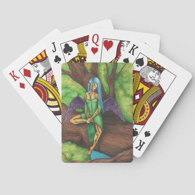 Golden Elf Playing Cards (Back)