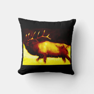 Golden Elk Cushion