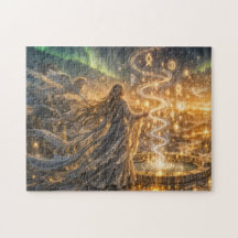 Golden Elven Fantasy Light Impressionist Fantasy