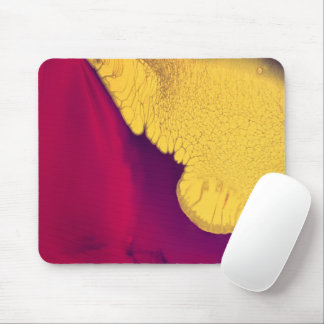 Golden Ember Abstract Mouse Pad