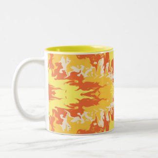 Golden Ember Abstract Mug