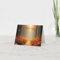 Golden Ember Autumn Woodland Stroll