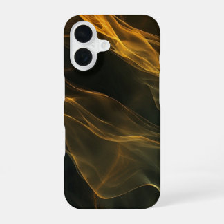 Golden Ember Veil iPhone 16 Case
