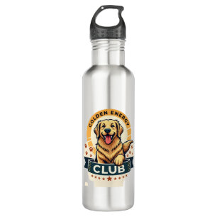 Golden Energy Club Golden Retriever Vintage Dog Lo 710 Ml Water Bottle