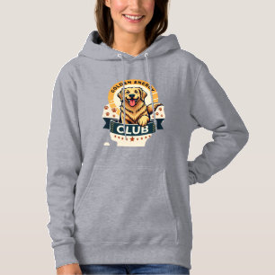 Golden Energy Club Golden Retriever Vintage Dog Lo Hoodie