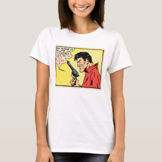 Golden Era Cowboy Cool • Outlaw Western Pop Art T-Shirt