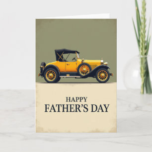 Golden Era Fathers Day Card
