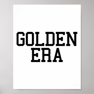 Golden Era Retro Old School Bodybuilding Gift Tee Poster