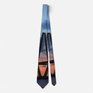 Golden Evening At Arthur Ravenel Neck Tie