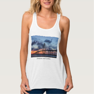 Golden Evening At Arthur Ravenel Tank Top