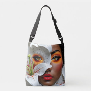 Golden Eye Lily Queen Crossbody Bag- Fantasy Flora Bag