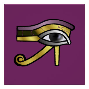 Golden Eye of Horus Poster