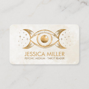 Golden Eye - Triple Moon Business Card