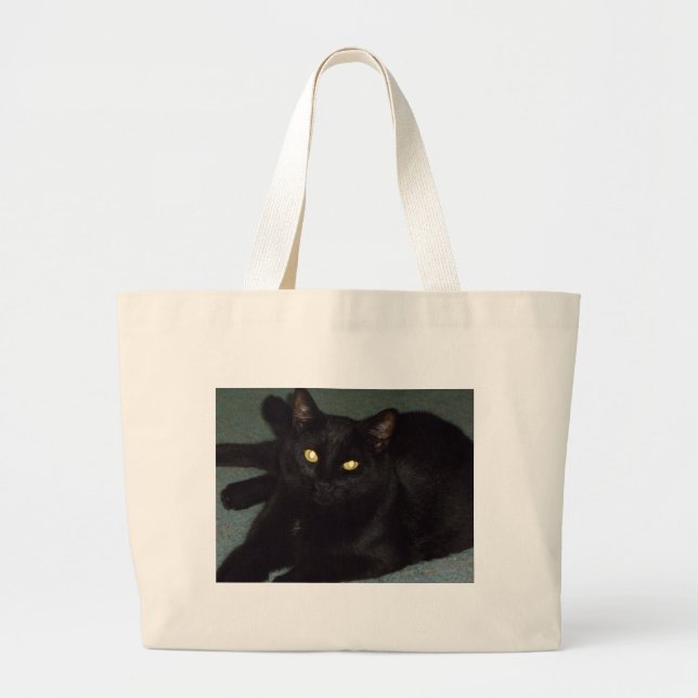 Golden eyes large tote bag (Front)