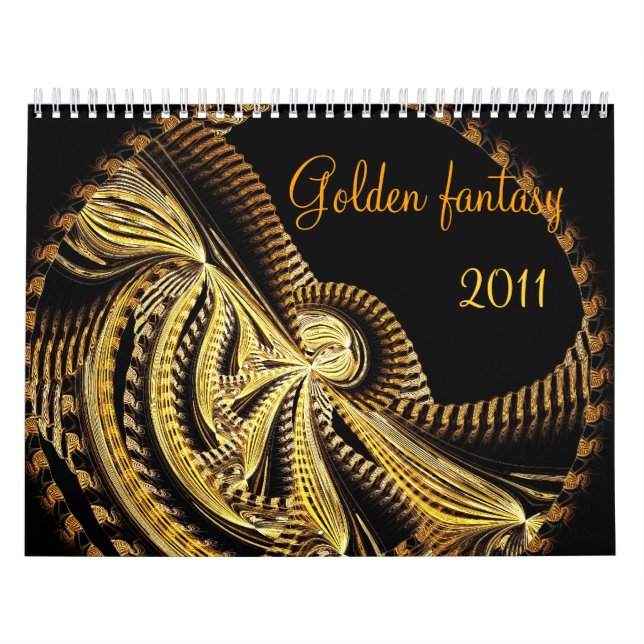 Golden fantasy, 2017 calendar (Cover)