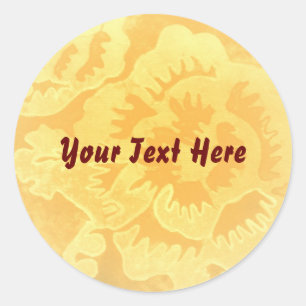 "Golden Fantsy" Sticker template